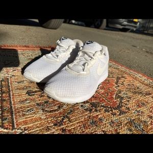 Pure White Nike Tanjun Trainers